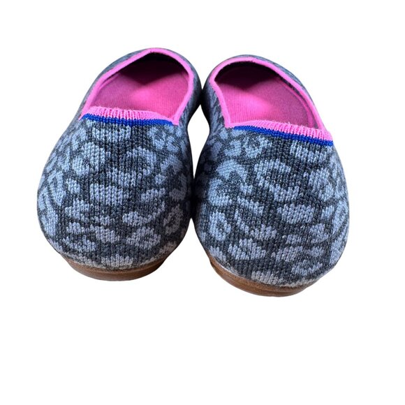 Rothy's The Merino Wool Flat Haze Spot Gray Pink Size 11 - Picture 3 of 8